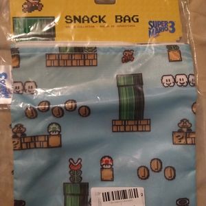 Super Mario Bros Reusable Snack Bag